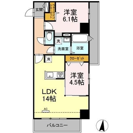 GRAND SOLEILの物件間取画像